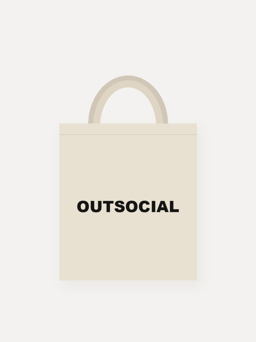 OUTSOCIAL Tote Bag in Natural